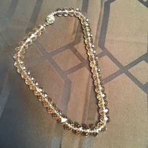 dressy Swarovski bead necklace
